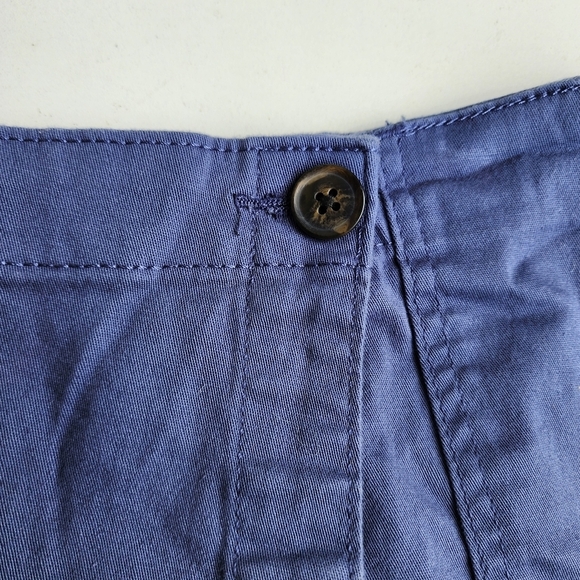 Nine West Jeans Women's Skort Wrap Front Elastic Back Waist Comfort Navy Blue M - Picture 3 of 11